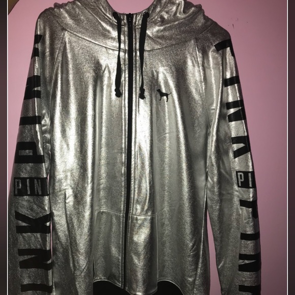 PINK Victoria's Secret Jackets & Blazers - Victoria Secret Reflective Zip Up